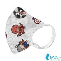 10 pcs Kid's Disposable 3D Face Mask w/ Hero's Design